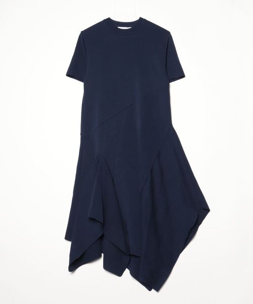 AKIRA NAKA◇半袖ワンピース/1/ポリエステル/BLK/AP2036-BK AKIRA NAKA
