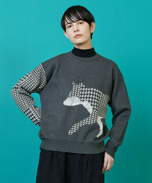 FRAPBOIS（フラボア） ニット セーター シルエットニット プルオーバー