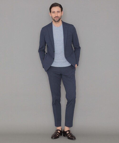 CRONOS◇テーラードジャケット/XL/ポリエステル/BLK/B09-NJ-2403-184