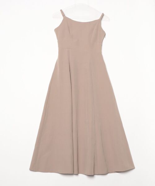 スナイデル　ワンピース　beige SNIDEL（スナイデル） キャミソールワンピース ONE SIZE ベージュ
