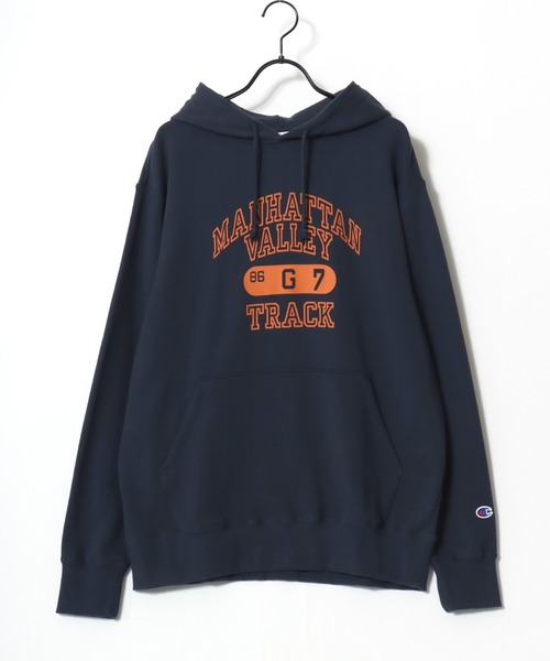 Champion（チャンピオン） パーカー コットンUSA 裏毛 カレッジロゴ