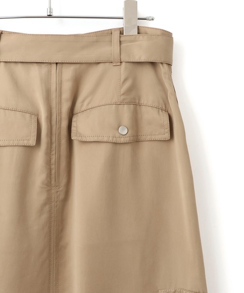 ADAM ET ROPE'（アダムエロペ） スカート 「サステナブル」キュプラ