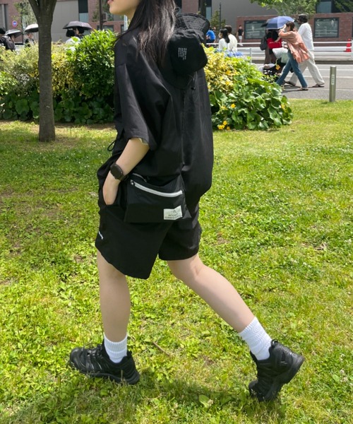 「BROKEN BASE」 7分袖シャツ MEDIUM ブラック メンズ_画像5