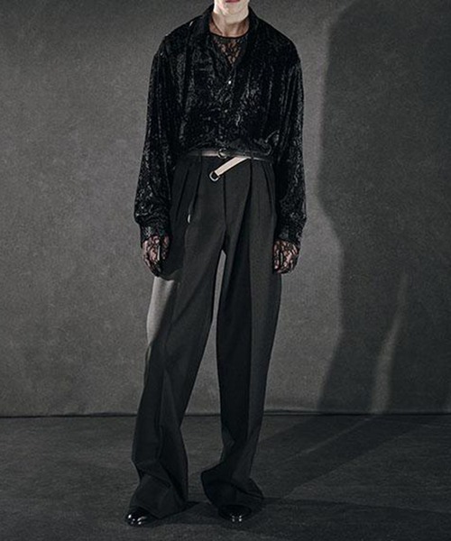 専用　JOHN LAWRENCE SULLIVAN 黒シャツ　44 JOHN LAWRENCE SULLIVAN 「JOHN SULLIVAN」 長袖シャツ 44 ブラック