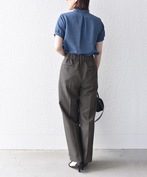 「SHIPS.me」 半袖ブラウス S ライトグレー レディース_画像9