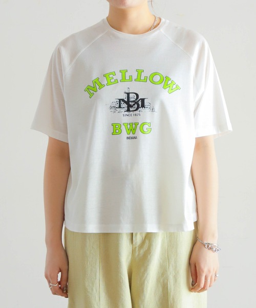 「NOMBRE IMPAIR」 半袖Tシャツ FREE イエロー レディース_画像7