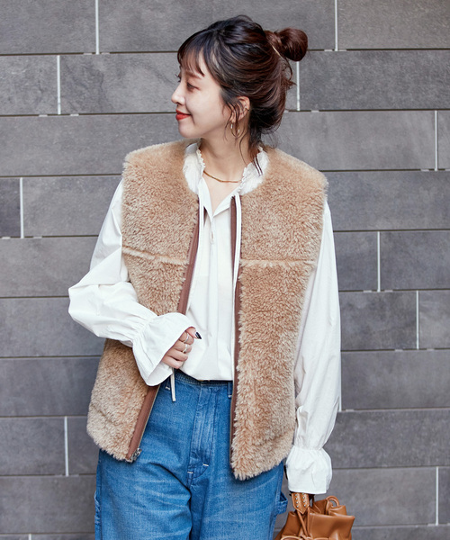 B.C STOCK（ベーセーストック） ブラウス シャツ ウォッシャブル