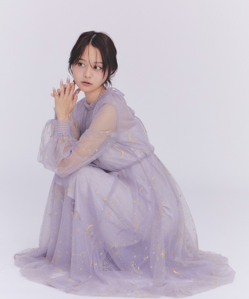 FURFUR（ファーファー） ドレス Twilightラメチュール刺繍ドレス