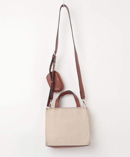 「Guess」 2WAYバッグ ONE SIZE ベージュ レディース_画像2