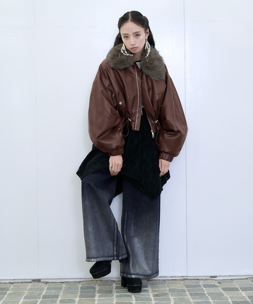 HARE（ハレ） ブルゾン アウター 2WAYエリファーステンブルゾン(HARE