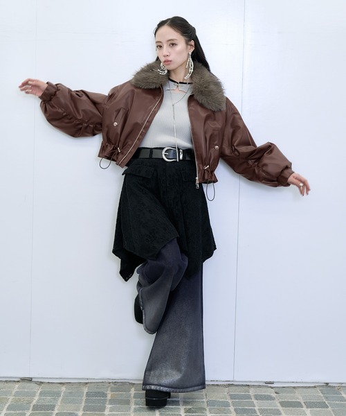 HARE（ハレ） ブルゾン アウター 2WAYエリファーステンブルゾン(HARE