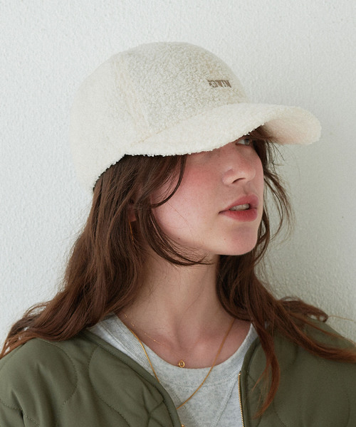 [新品・未使用！] EdwinaHorl ボアキャップ 帽子 HATMIKKE（ハットミッケ） 帽子 ハット EDWINボアキャップ レディース
