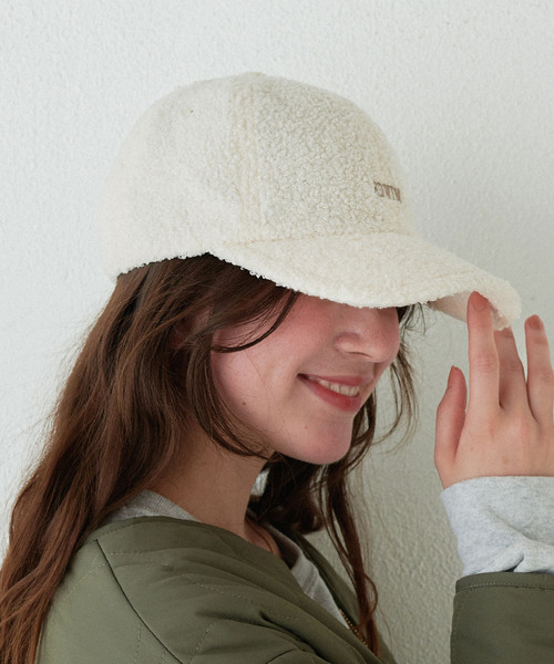 [新品・未使用！] EdwinaHorl ボアキャップ 帽子 HATMIKKE 帽子 ハット EDWINボアキャップ レディース : ZOZOTOWN Yahoo