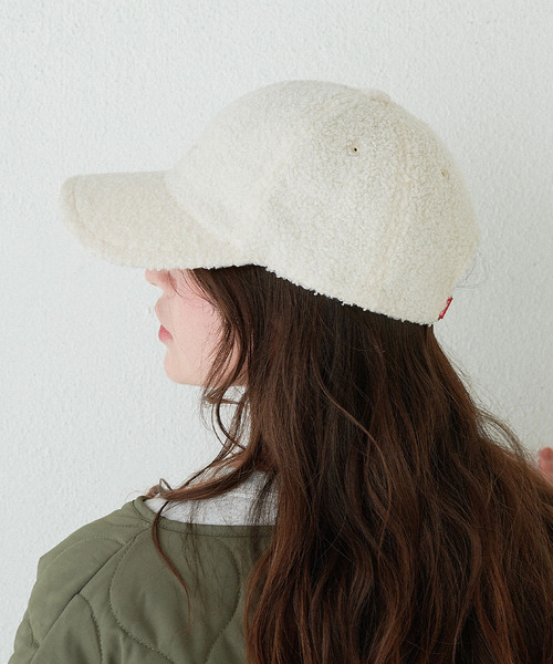 HATMIKKE（ハットミッケ） 帽子 ハット EDWINボアキャップ レディース