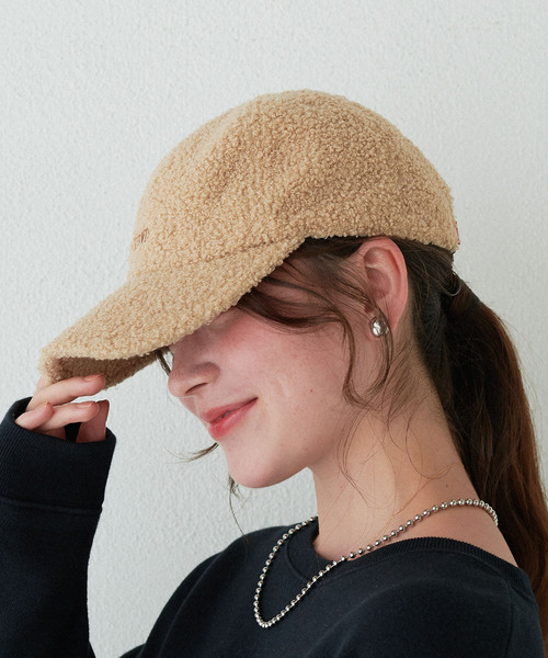 HATMIKKE（ハットミッケ） 帽子 ハット EDWINボアキャップ レディース