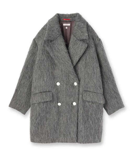 【値下げ】DRESSTERIOR（ドレステリア）モヘヤ混シャギーチェスターコート DRESSTERIOR（ドレステリア） コート チェスターコート モヘヤ混