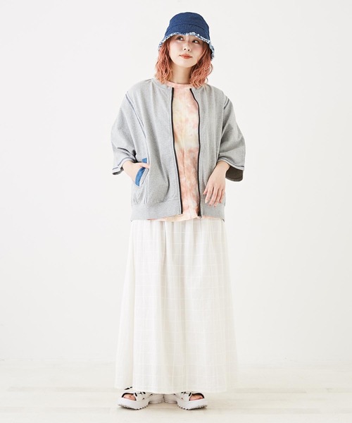 「CUBE SUGAR」 ブルゾン M トップグレー レディース_画像3