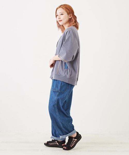 「CUBE SUGAR」 ブルゾン M トップグレー レディース_画像7