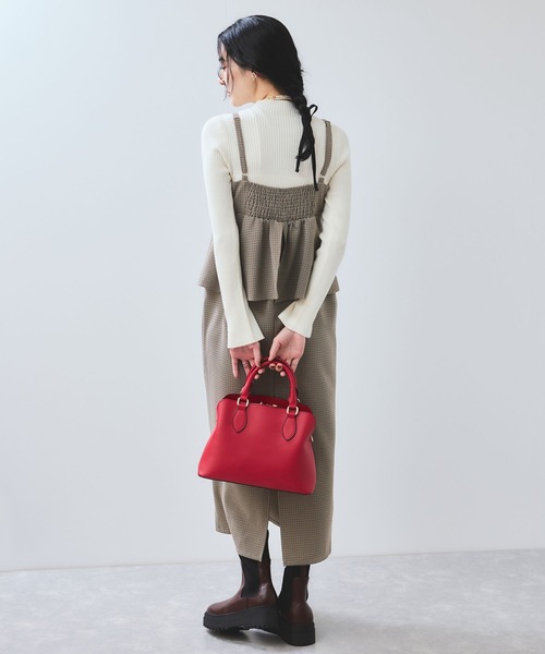 「VIS」 キャミソールワンピース FREE ダークブラウン レディース_画像3