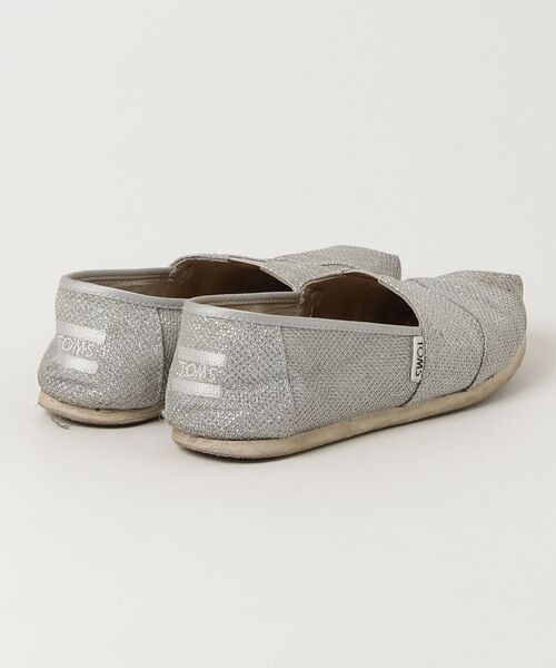 「TOMS」 スリッポン 22cm シルバー レディース_画像2
