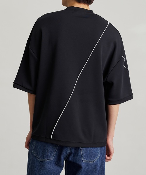 「PUBLIC TOKYO」 半袖Tシャツ 2 ブラック メンズ_画像5