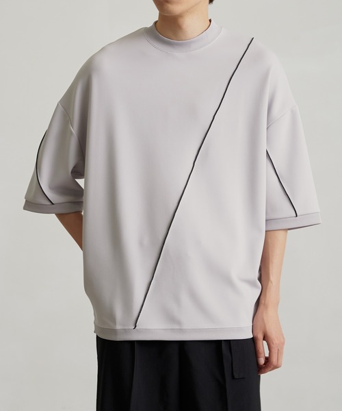 「PUBLIC TOKYO」 半袖Tシャツ 2 ブラック メンズ_画像9