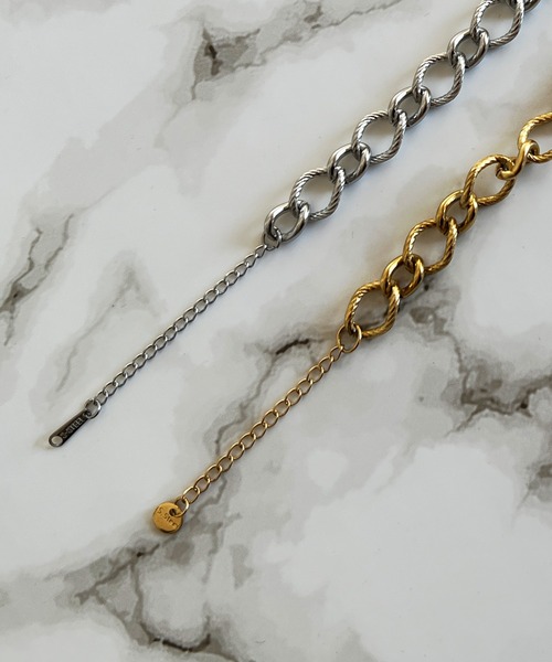 Blanc de Blue ブレスレット クラシックツイストチェーンブレスレット