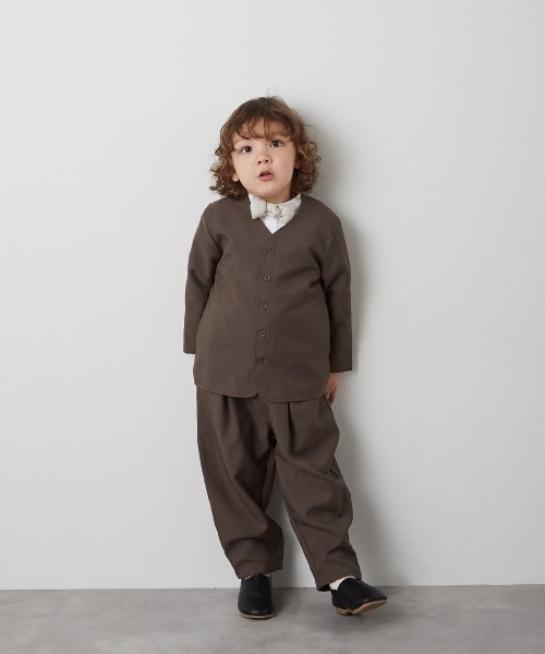 riziere（リジェール） 「KIDS」セットアップ 160 ブラウン キッズ