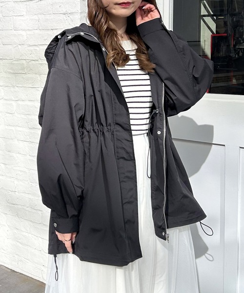 「INGNI」 マウンテンパーカー M アイボリー レディース_画像7