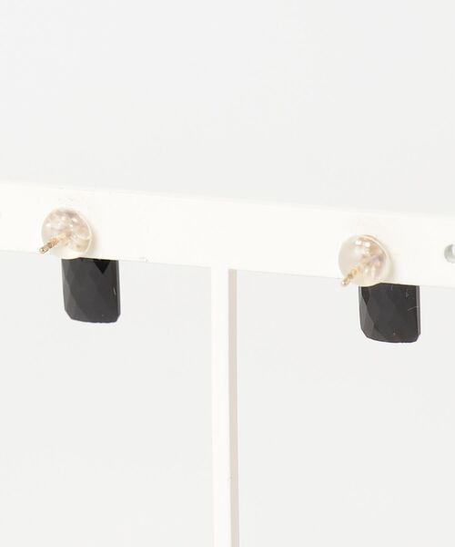 「anq.」 ピアス(両耳用) ONE SIZE ブラック レディース_画像2