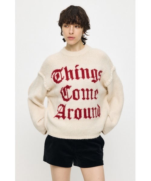 最終値下げ マウジー MOUSSY ROUND HEM セーター トゥデイフル MOUSSY（マウジー） ニット セーター 「WEB限定」JACQUARD MOUSSY