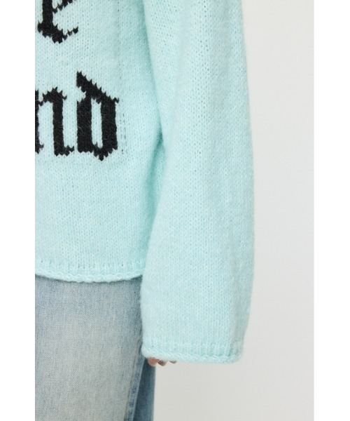 MOUSSY（マウジー） ニット セーター JACQUARD WORD セーター