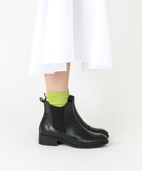 「AcureZ」 ショートブーツ S アイボリー レディース_画像8