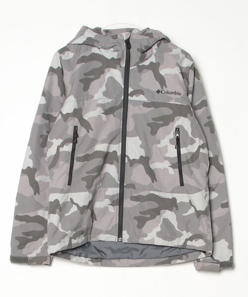 columbia コロンビア アイロン カモフラージュ ブルゾン LL Columbia（コロンビア） カモフラージュ中綿ブルゾン M グレー メンズ