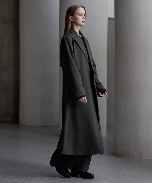 CLEL（クレイル） チェスターコート M グレー メンズ : ZOZOTOWN Yahoo