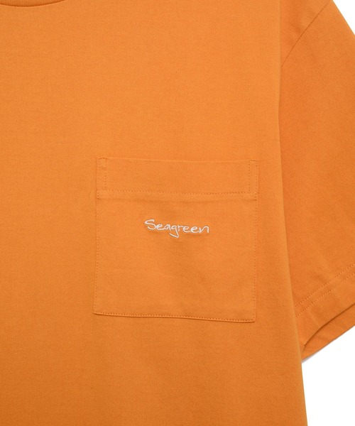 「SEAGREEN」 半袖Tシャツ 3 ホワイト メンズ_画像5