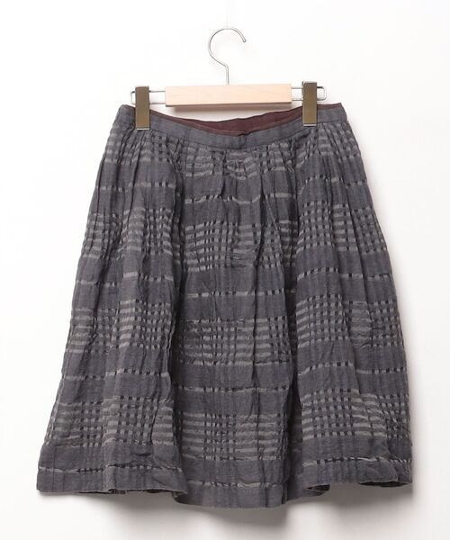 FOXEY BOUTIQUE 「FOXEY BOUTIQUE」 チェック柄スカート 40 グレー