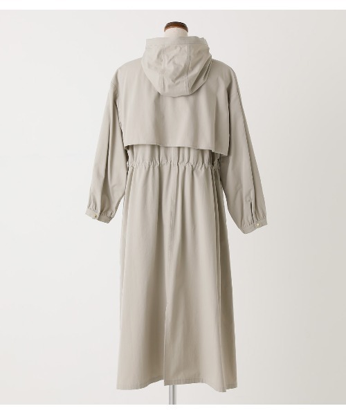 「AZUL ENCANTO」 スプリングコート MEDIUM ライトグレー レディース_画像5