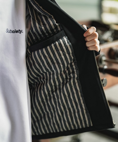 「Subciety」 ブルゾン LARGE ブラック メンズ_画像3
