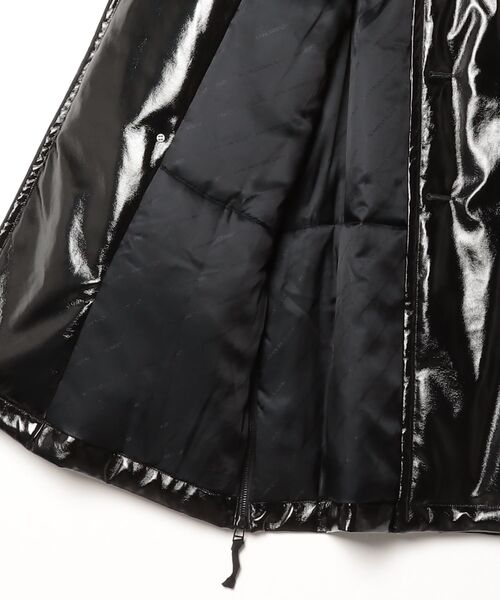 ダウンジャケット ダウン PATENT DOUBLE BREASTED PADDED COAT メンズの画像