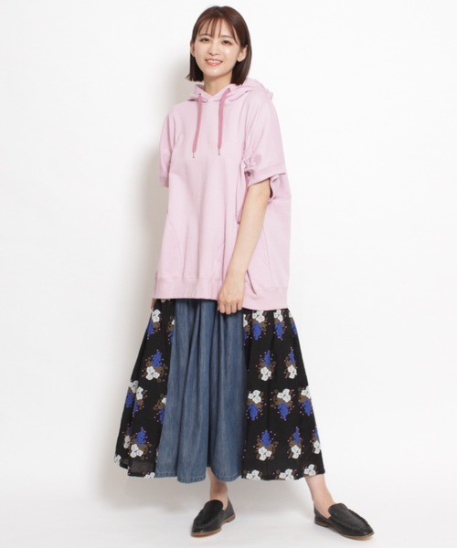 「H.A.K」 フレアスカート FREE ブラック レディース_画像7