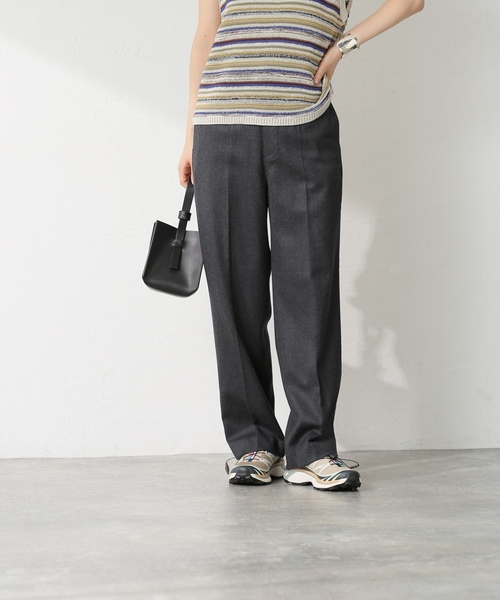 「Spick & Span」 パンツ 36 ベージュ レディース_画像2