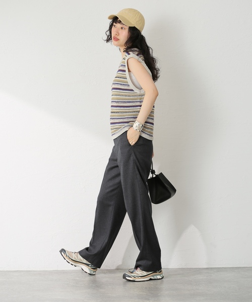 「Spick & Span」 パンツ 36 ベージュ レディース_画像5