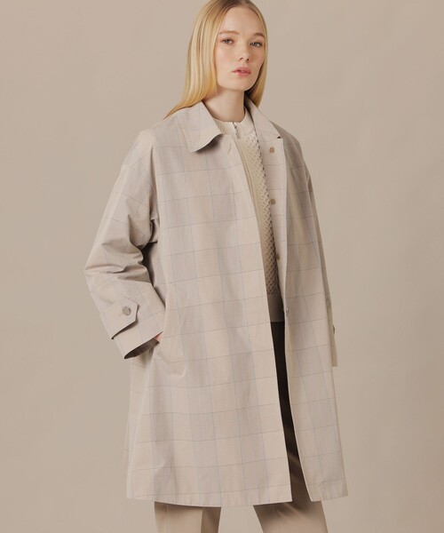【最終価格！】MACKINTOSH　レディースベージュスプリングコート MACKINTOSH LONDON（マッキントッシュ ロンドン） ステンカラーコート