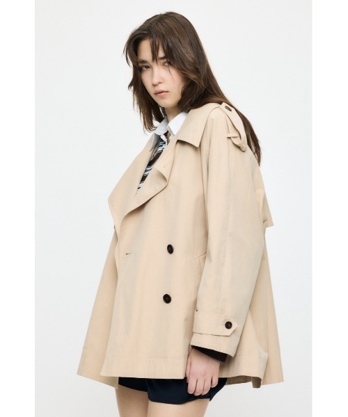 MOUSSY（マウジー） トレンチコート コート 卒業式 SHORT TRENCH