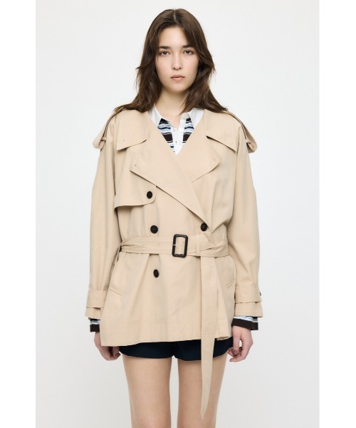 MOUSSY（マウジー） トレンチコート コート 卒業式 SHORT TRENCH