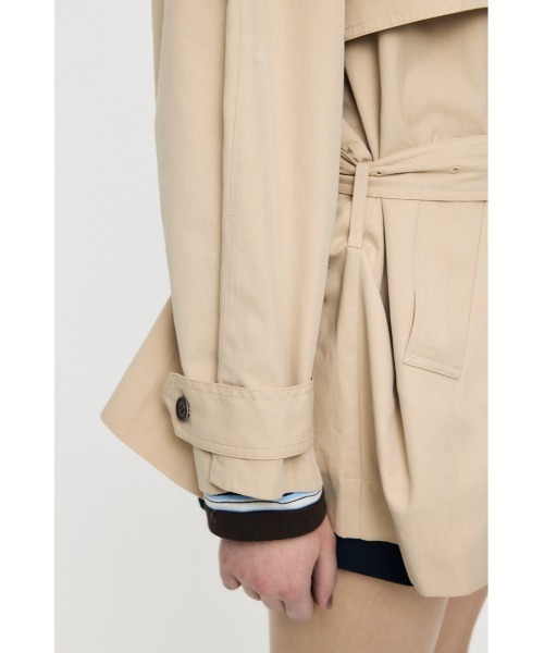 MOUSSY（マウジー） トレンチコート コート 卒業式 SHORT TRENCH
