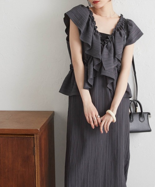 theory luxe（セオリーリュクス） 半袖ワンピース 40 ネイビー