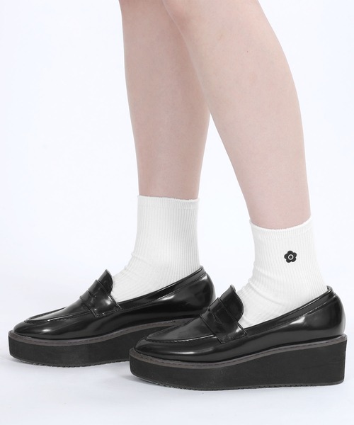 MARY QUANT（マリークヮント） 靴下 マリークワント ベーシックリブ