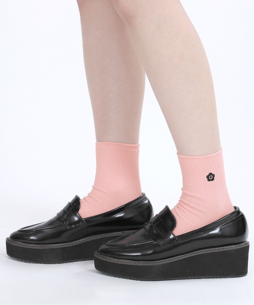 MARY QUANT（マリークヮント） 靴下 マリークワント ベーシックリブ